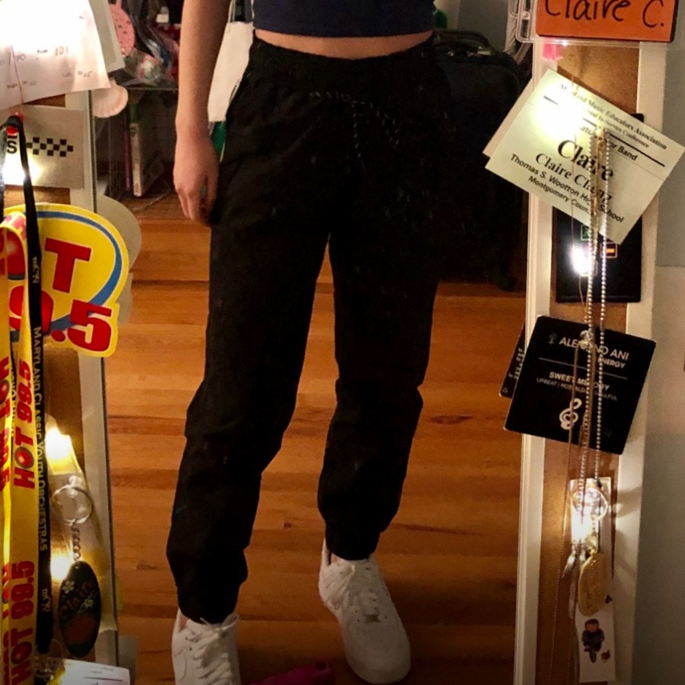 LA Hearts Black Track Jogger